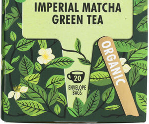 Heath And Heather: Organic Imperial Matcha Green Tea, 20 Ea