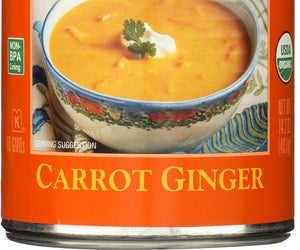Amys: Soup Carrot Ginger Organic, 14.2 Oz