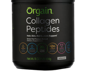 Orgain: Collagen Peptides Powder Organic Grass Fed, 1 Lb