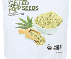 Sunfood Superfoods: Organic Shelled Hemp Seeds, 1 Lb