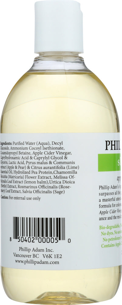 Phillip Adam: Shampoo Apple Cider Vinegar, 12 Oz