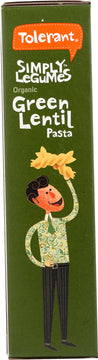 Tolerant: Pasta Rotini Green Lentil Organic, 8 Oz