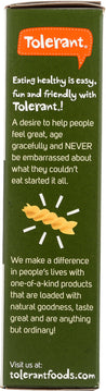 Tolerant: Pasta Rotini Green Lentil Organic, 8 Oz