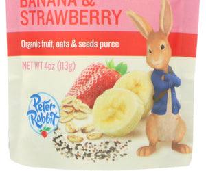 Peter Rabbit: Baby Food Banana Strawberry, 4 Oz