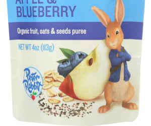 Peter Rabbit: Baby Food Apple Blueberry, 4 Oz