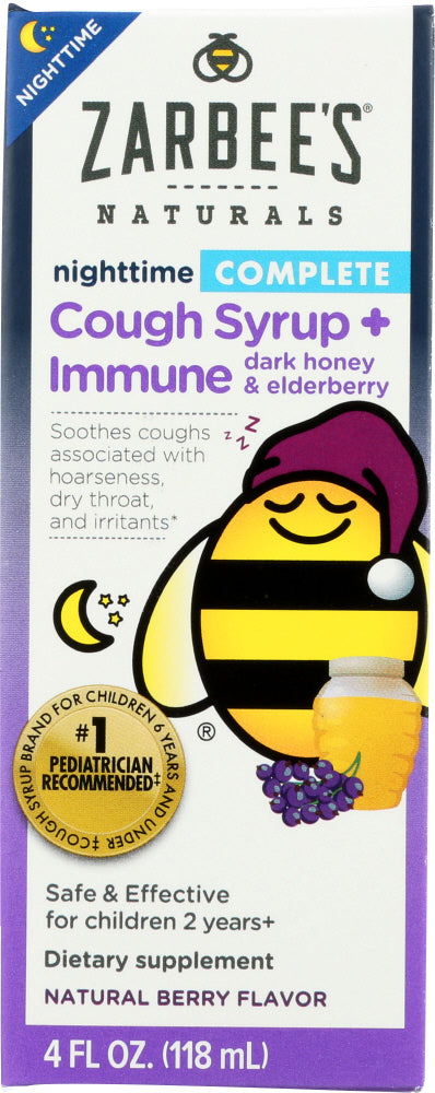 Zarbees: Syrup Cough Children's Nighttime Berry, 4 Fo