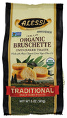 Alessi: Traditional Italian Organic Bruschette, 5 Oz - RubertOrganics