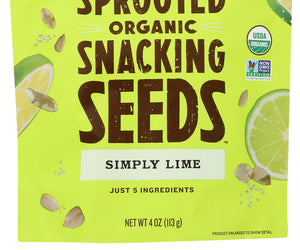 Go Raw: Sprouted Organic Snacking Seeds Simply Lime, 4 Oz
