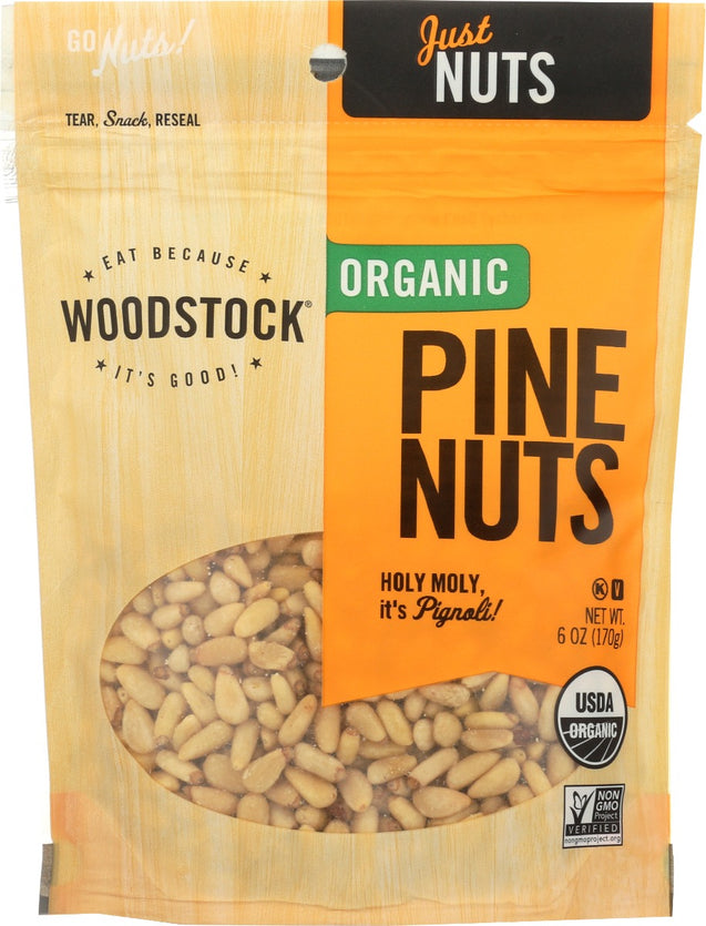 Woodstock: Organic Pine Nuts, 6 Oz