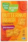 From The Ground Up: Butternut Squash Parmesan Crackers, 4 Oz - RubertOrganics