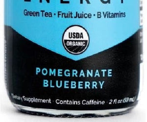 Ethan's: Pomegranate Blueberry Organic Energy Shot, 2 Fo