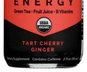 Ethan's: Tart Cherry Ginger Organic Energy Shot, 2 Fo