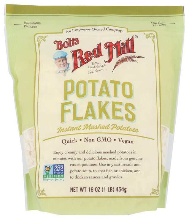 Bob's Red Mill: Potato Flakes Instant Mashed Potatoes, 16 Oz - RubertOrganics
