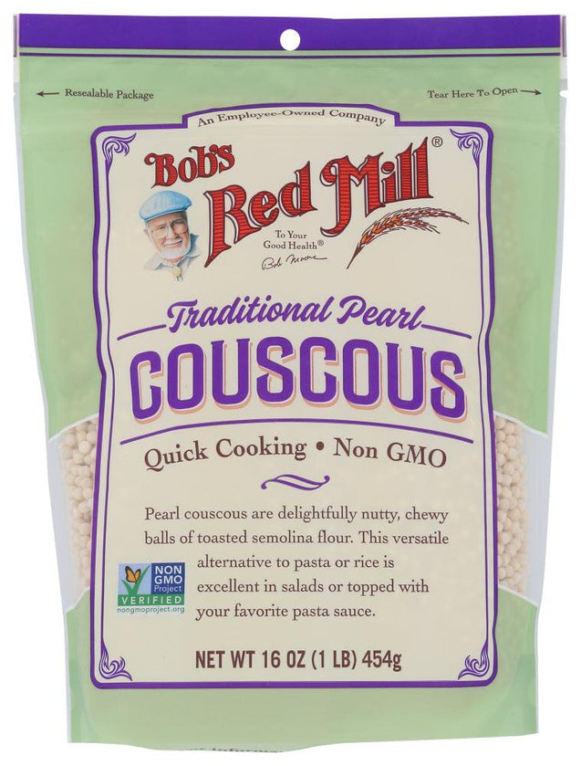Bob's Red Mill: Traditional Pearl Couscous, 16 Oz - RubertOrganics