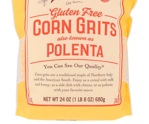 Bob's Red Mill: Gluten Free Corn Grits Polenta, 24 Oz - RubertOrganics