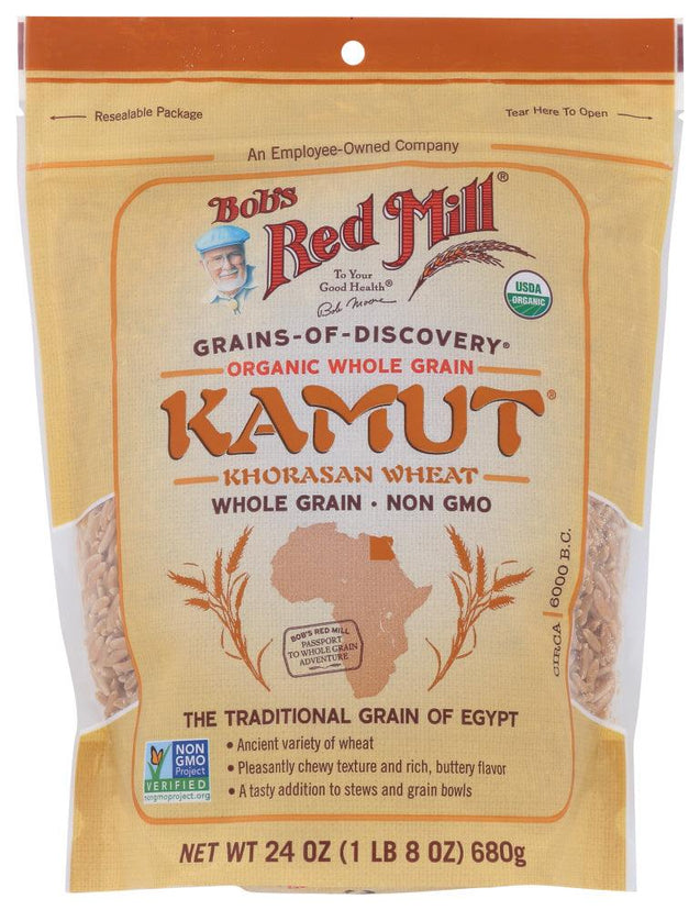 Bob's Red Mill: Organic Whole Grain Kamut Berries, 24 Oz - RubertOrganics