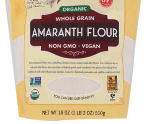 Bob's Red Mill: Organic Whole Grain Amaranth Flour, 18 Oz - RubertOrganics