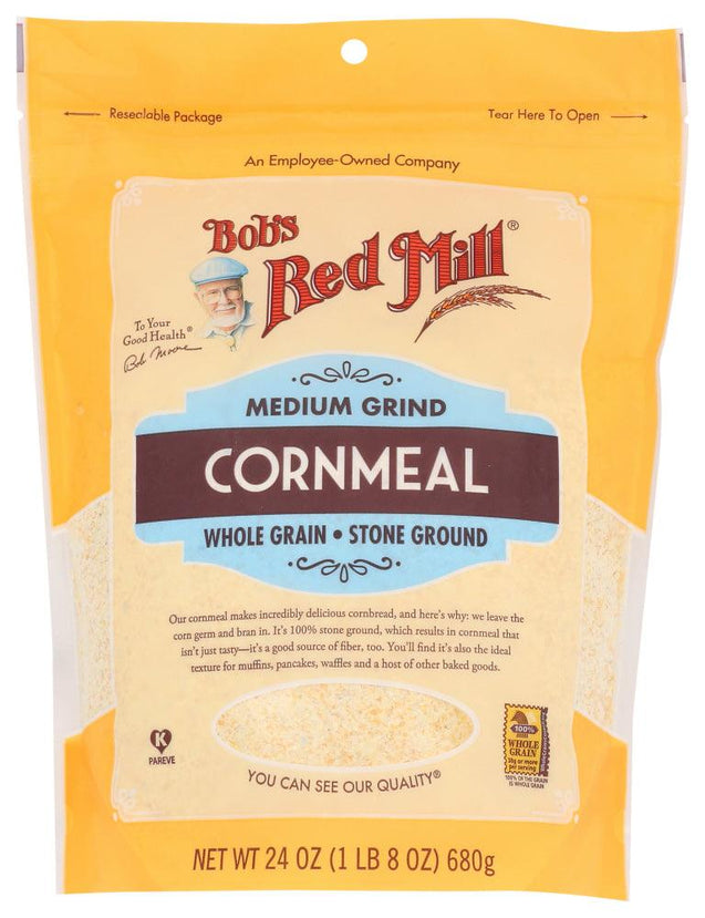 Bob's Red Mill: Medium Grind Cornmeal, 24 Oz - RubertOrganics