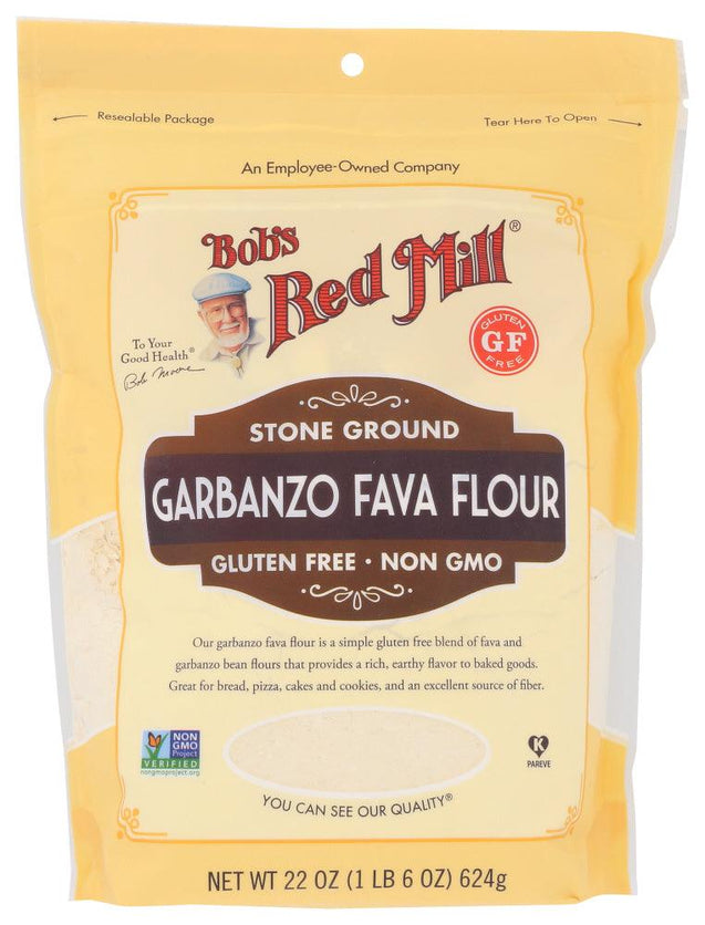 Bob's Red Mill: Gluten Free Garbanzo Fava Flour, 22 Oz - RubertOrganics