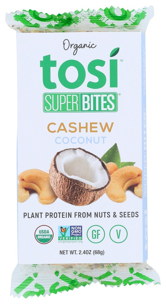 Tosi: Organic Cashew Coconut Super Bites, 2.40 Oz