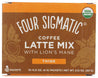 Four Sigmatic: Coffee Latte Mix With Lion's Mane, 2.12 Oz - RubertOrganics