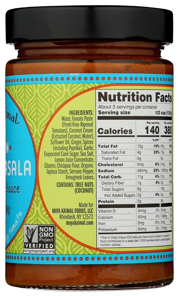 Maya Kaimal: Vegan Tikka Masala Indian Simmer Sauce, 12.50 Oz - RubertOrganics