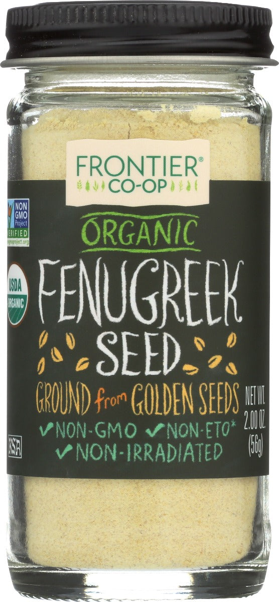 Frontier Herb: Organic Fenugreek Seed Ground, 2 Oz