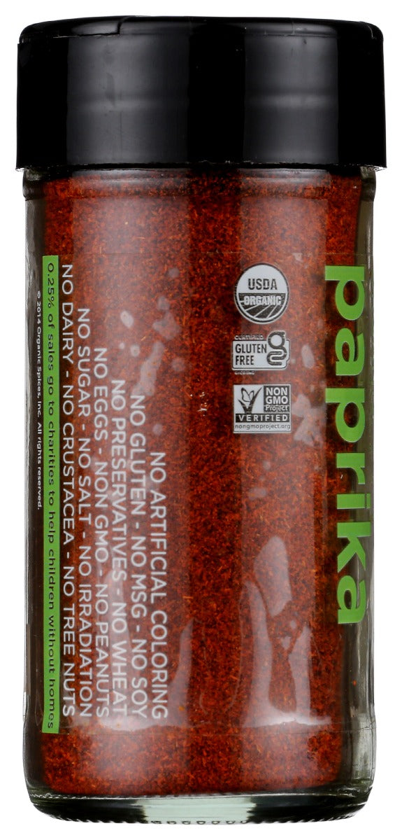 Spicely Organics: Seasoning Paprika Jar Organic, 1.7 Oz