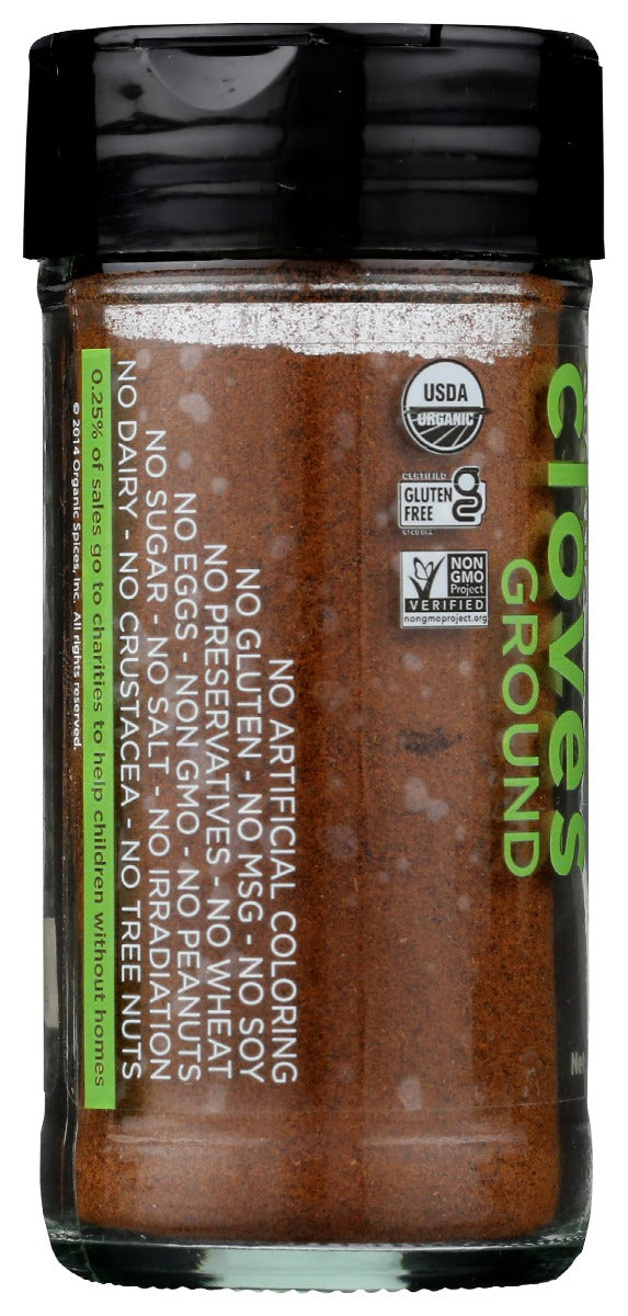 Spicely Organics: Spice Cloves Ground Jar, 1.6 Oz