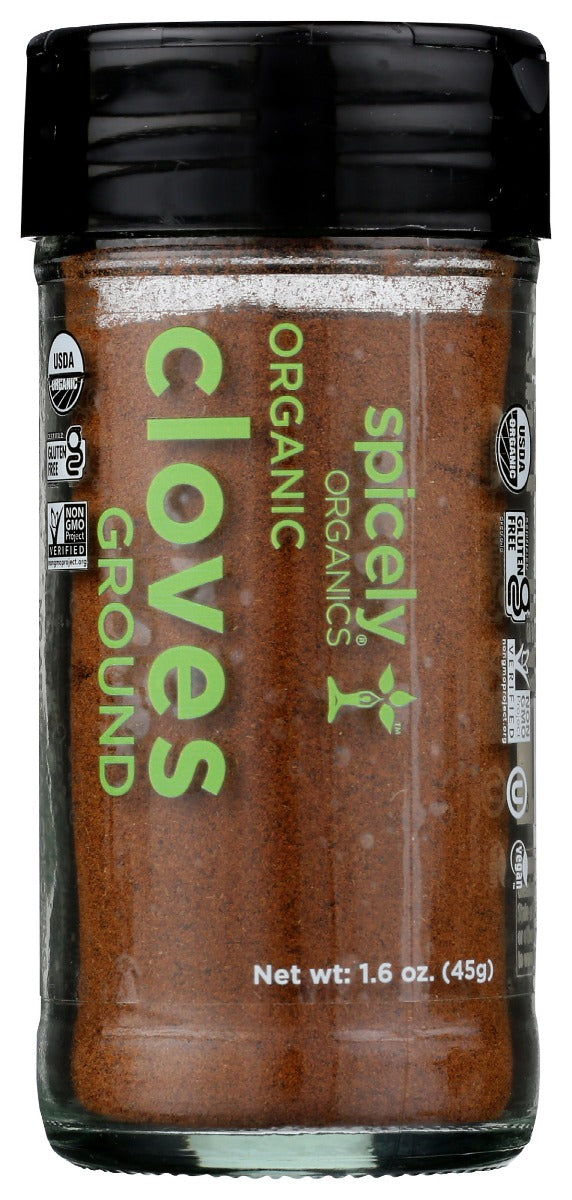 Spicely Organics: Spice Cloves Ground Jar, 1.6 Oz