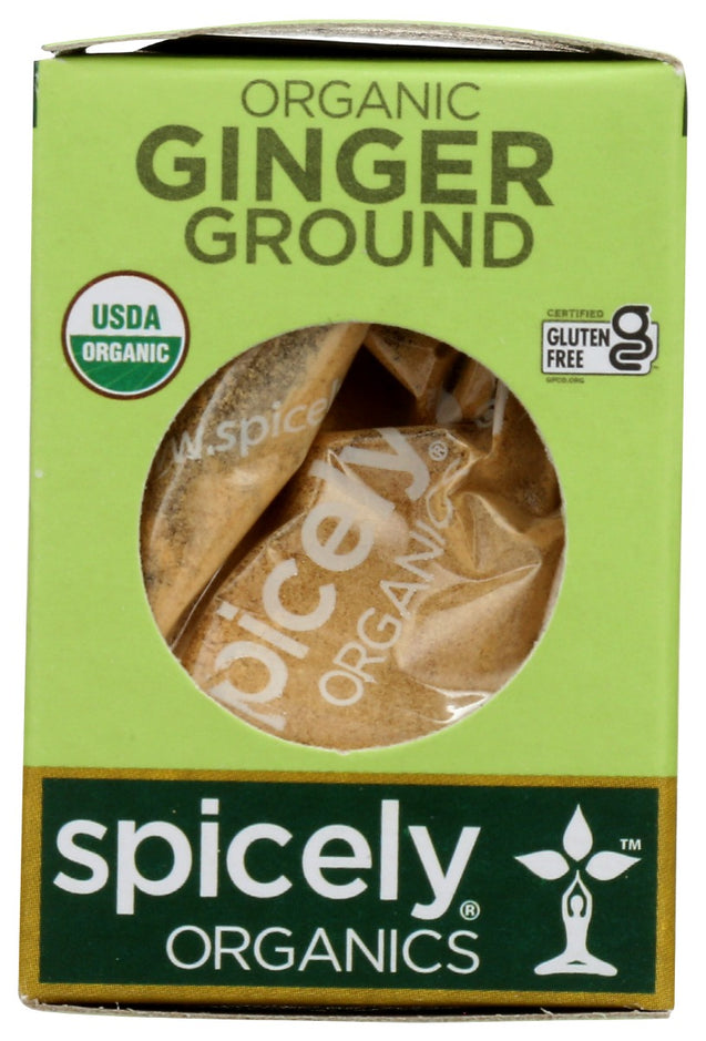 Spicely Organics: Spice Ginger Ground Box, 0.4 Oz