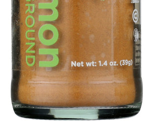 Spicely Organics: Spice Cinnamon Ground Jar, 1.4 Oz