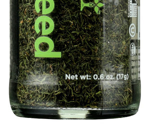 Spicely Organics: Spice Dill Weed Jar, 0.6 Oz
