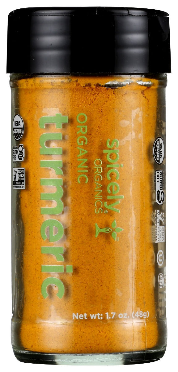 Spicely Organics: Spice Turmeric Jar, 1.7 Oz