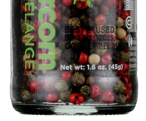Spicely Organics: Spice Peppercorn Melange  Jar, 1.6 Oz