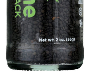 Spicely Organics: Spice Sesame Seed Black Jar, 2 Oz