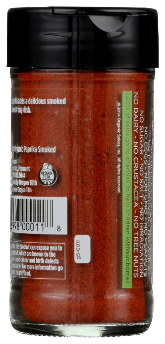 Spicely Organics: Spice Paprika Smoked Jar, 1.7 Oz