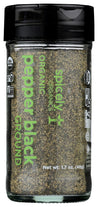 Spicely Organics: Spice Pepper Black Ground Jar, 1.7 Oz