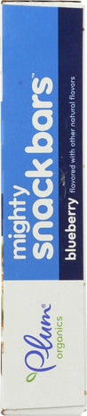 Plum Organics: Bar Mghty Snk Blueberry, 4.02 Oz