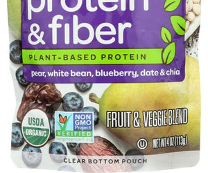 Plum Organics: Baby Fd Pear Protn Fiber, 4 Oz