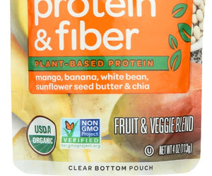 Plum Organics: Baby Fd Mngo Ban Wh Bn Pr, 4 Oz