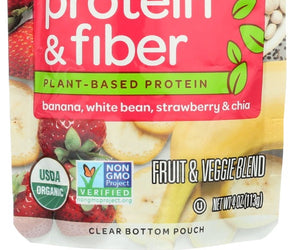 Plum Organics: Baby Fd Ban Wh Bn Stwb Pr, 4 Oz