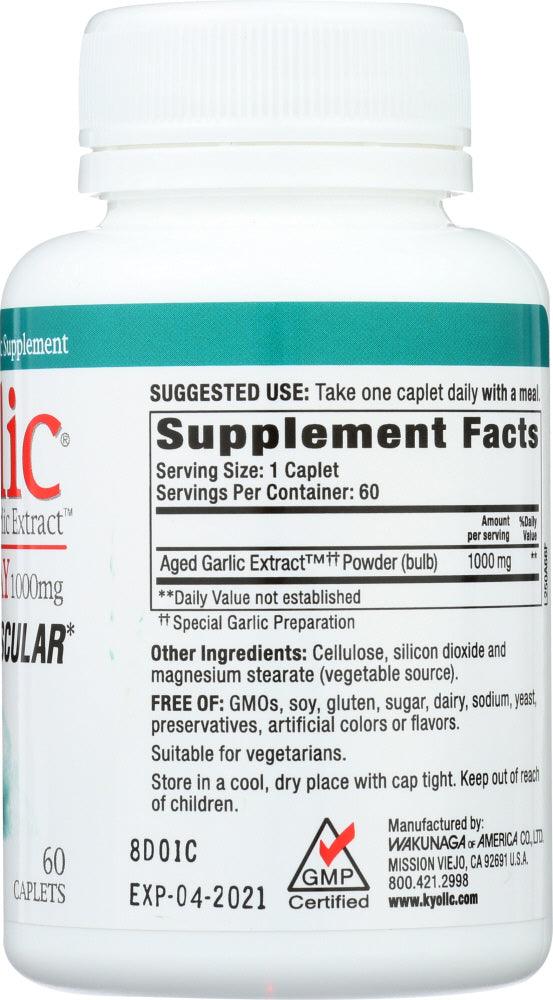 Kyolic: One Per Day Cardiovascular, 60 Cp - RubertOrganics