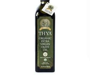 Thya: Organic Extra Virgin Olive Oil, 25.4 Fo