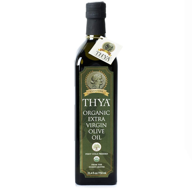 Thya: Organic Extra Virgin Olive Oil, 25.4 Fo