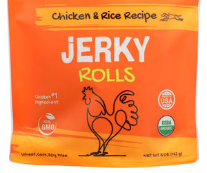 Rileys Organics: Organic Chicken And Rice Jerky Rolls, 5 Oz