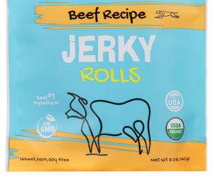 Rileys Organics: Organic Beef Jerky Rolls, 5 Oz