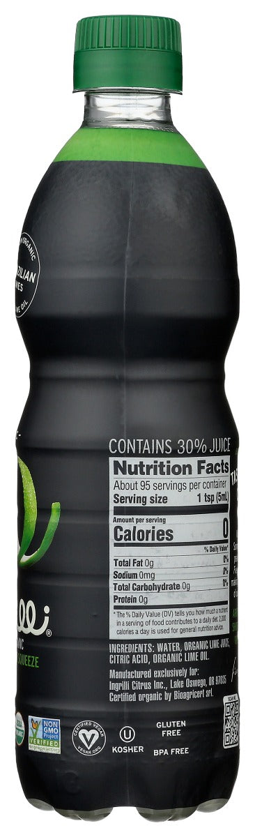 Ingrilli: Lime Squeeze Organic, 16 Fo