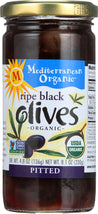 Mediterranean Organics: Ripe Black Olives Pitted Organic, 9 Oz