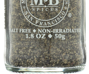 Morton & Bassett: Coarse Ground Black Pepper Organic, 1.8 Oz
